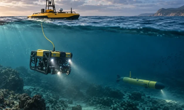 ROV, USV y AUV: diferencias entre los principales drones acuáticos
