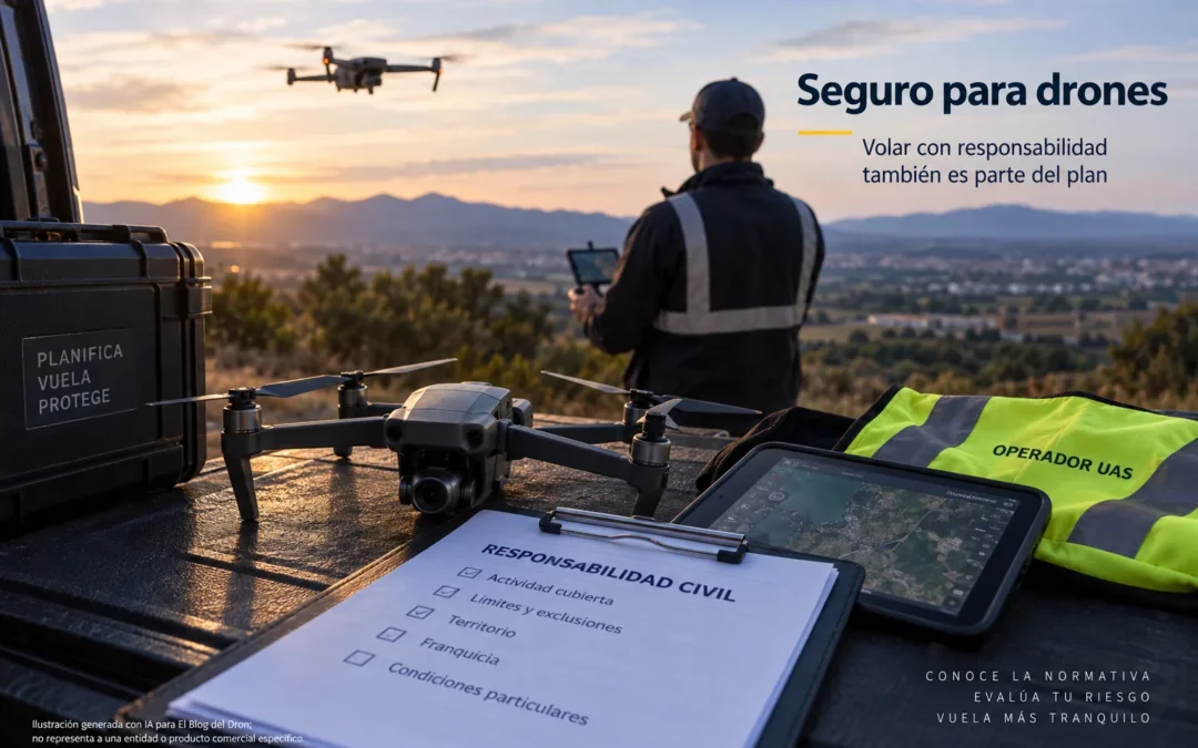 Seguro para drones: cuándo puede ser necesario y qué revisar antes de volar